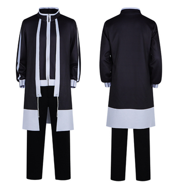 Tougen Anki Costume Shiki Ichinose Cosplay Black Outfit For Adult Man Halloween Carnival Suit